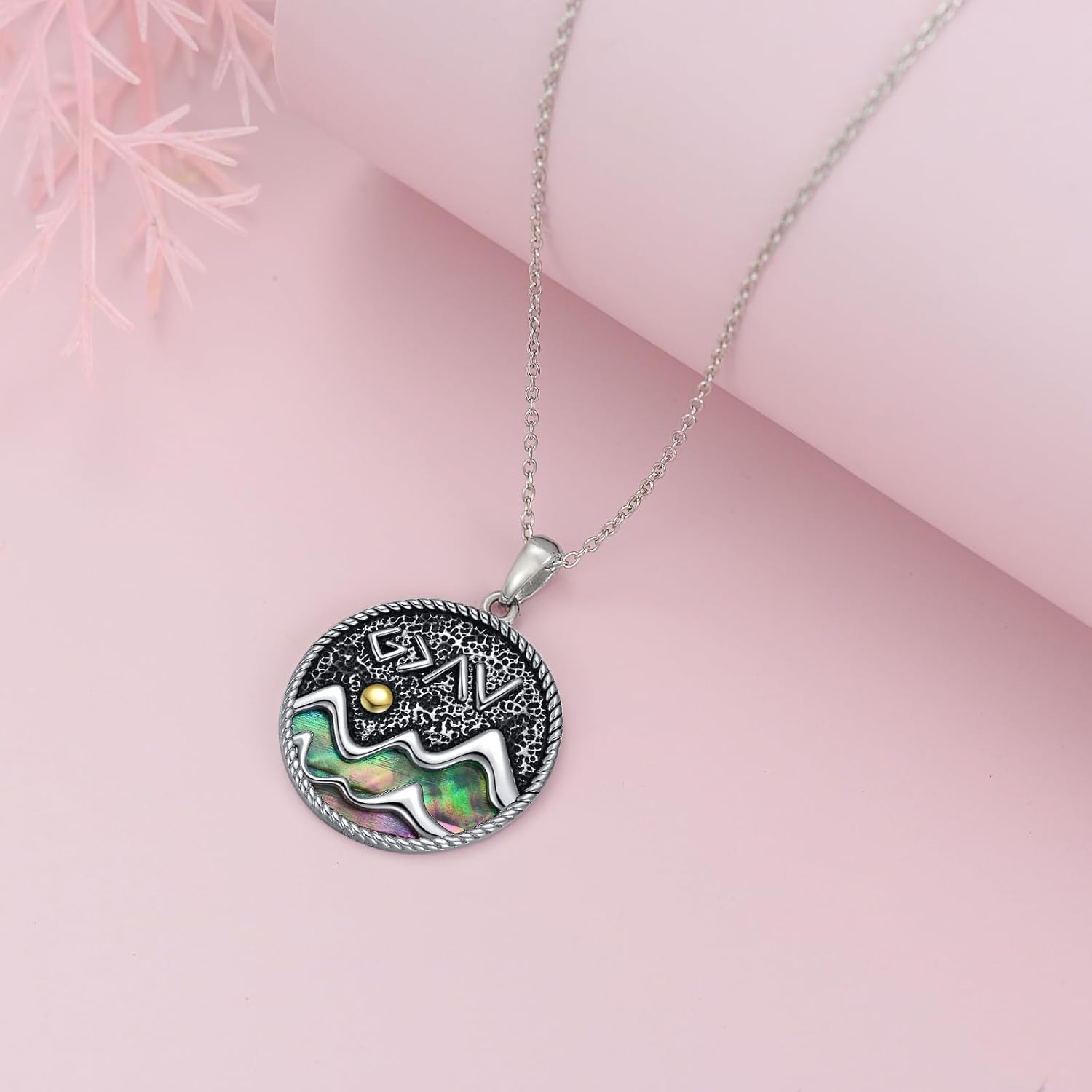 God is Greater than the Highs and Lows Necklace S925 Sterling Silver the Highs and Lows Pendant Necklace Christian Faith Jewelry Gifts for Women Men - Image 3