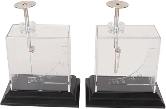 2Pcs Foil Electroscope Electrometer, Leaf Electroscope Physics Electrometer Experiment Equipment Labs Demonstration Electroscope Lab School Supplies for Teaching Aids Experiments