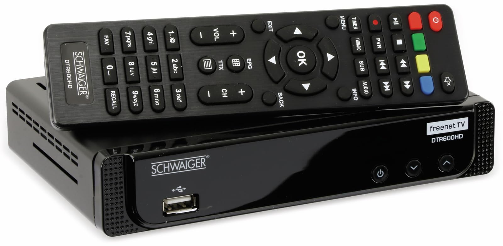 Schwaiger DTR600HD DVB-T2 HD Receiver schwarz