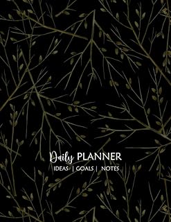 Daily Planner Ideas Goals Notes: Undated Daily Planner for writing Plans of Food & Beverage, To do Checklists, Schedule and Quick Notes- An Ideal Holiday Gift for Botanist Herbalist Farmer Gardener
