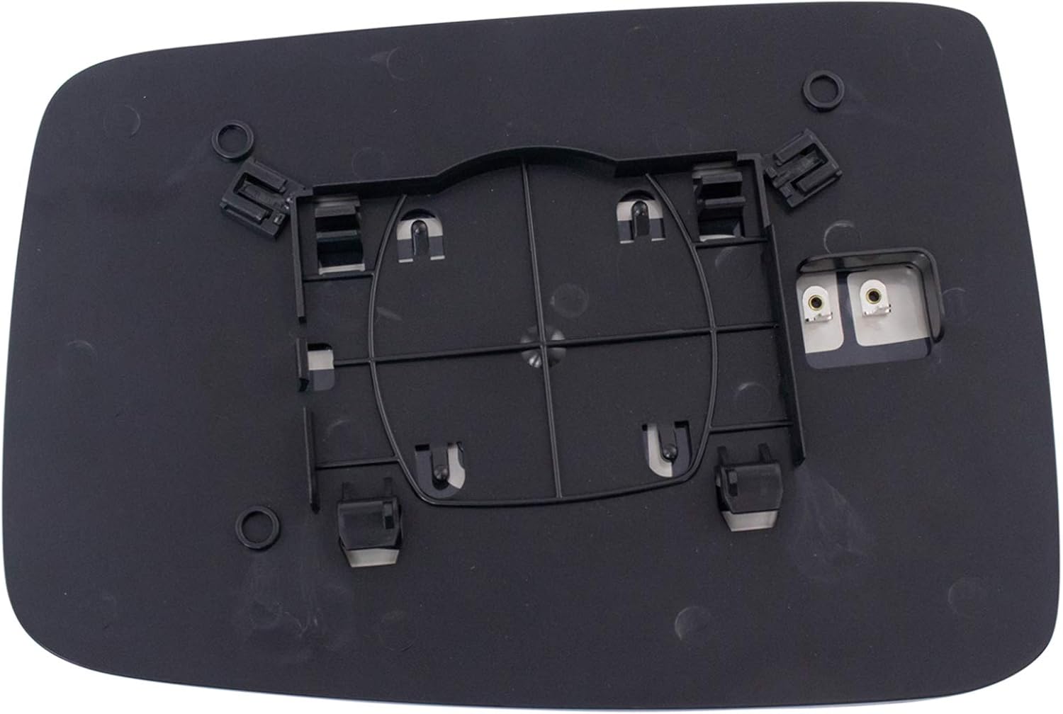 TRQ Driver and Passenger Side Power Heated Mirror Glass with Backing Plate Compatible 2010 Dodge Ram 1500 2500 2011-2019 2011-2018 2019 Classic CH1324126 CH1325126