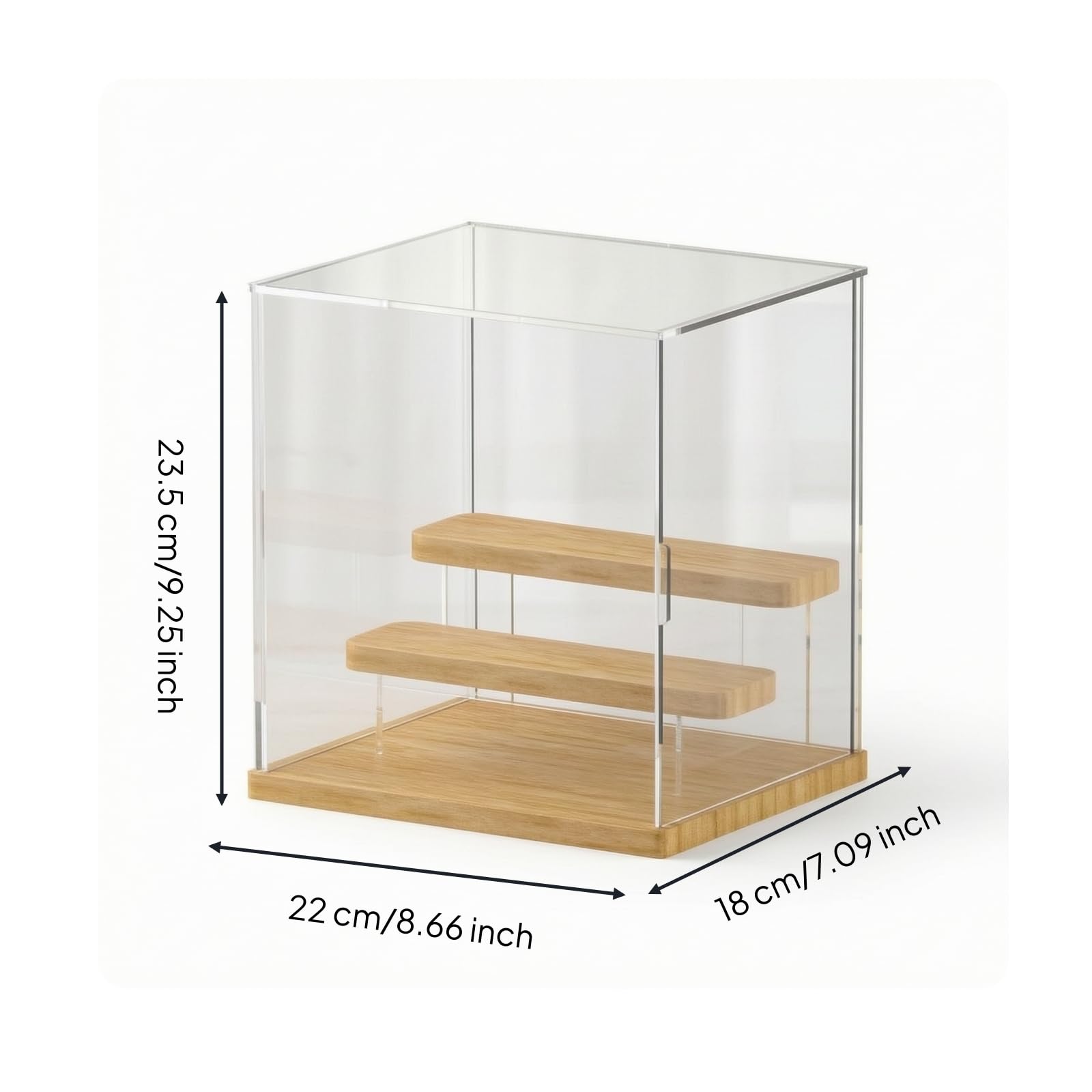 Vitrina Acrílica Caja Expositora para , Style to 3