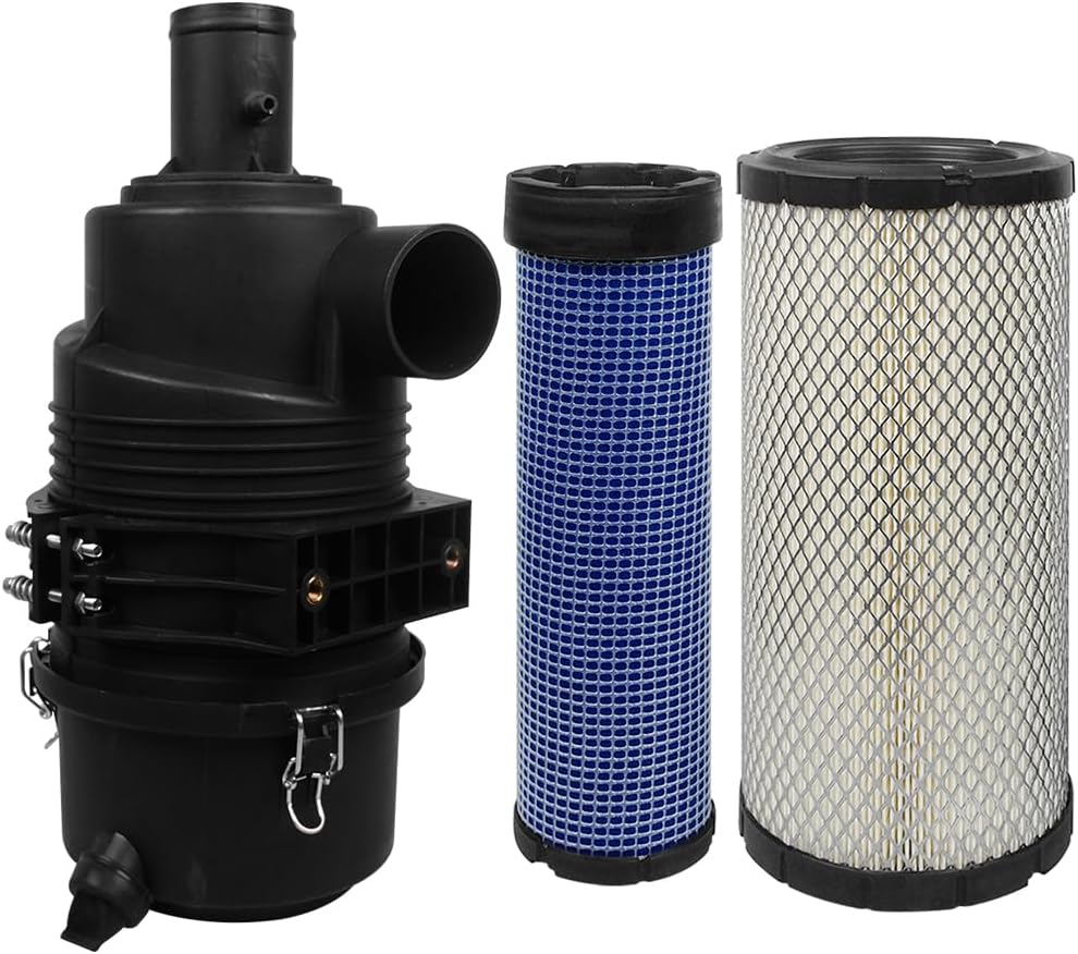 G065424 Air Cleaner with P822768 & P822769 Air Filter Compatible with Donaldson FPG Radialseal, Air Filter Housing Cap Replace R1401-42270, R2401-42280, 46489, 46490