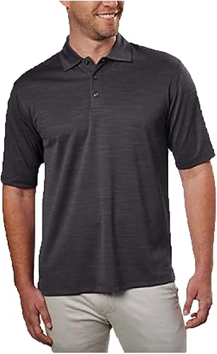 Kirkland Signature - Polo de algodón Pima para hombre (talla L, morado)