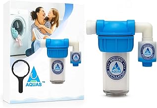 AQUAS ™ Original Water Softener Filter for Washing Machine | Dishwasher | Removes Sand Dust Hard Water Chlorine | Limescalel | Top and Front Load Compatible with Fresh n Clean