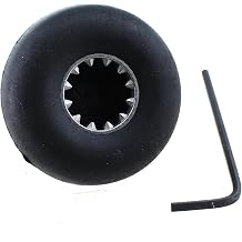 TAODAN Height 1 Inch Black Metal Drive Socket with Hexagonal Wrench Kit Mixer Replacement Part Food Processor Transmission Gear