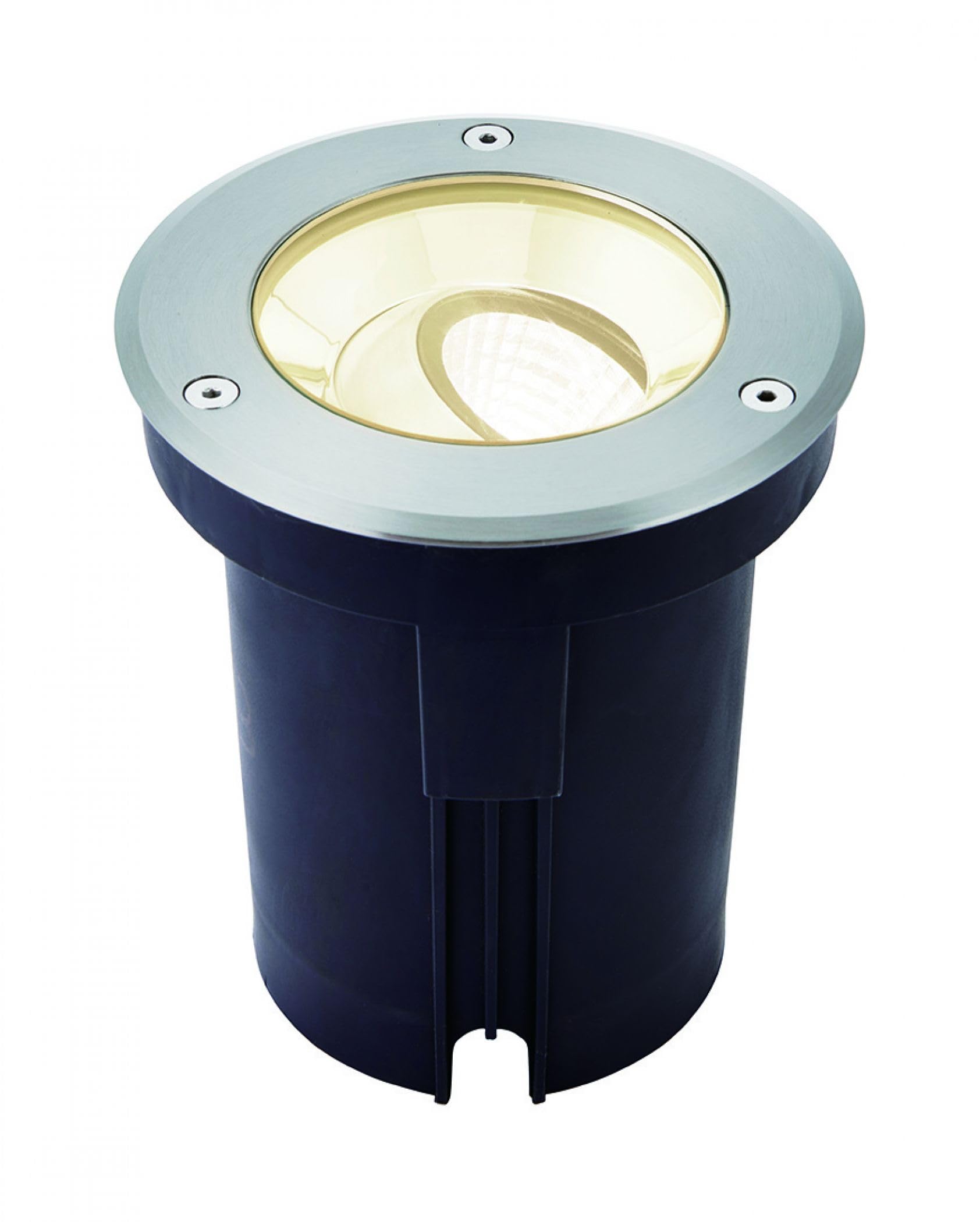 Outdoor Light Silver Hoxton Tilt 13w LED Drive Over Ground IP67 3000K Warm White