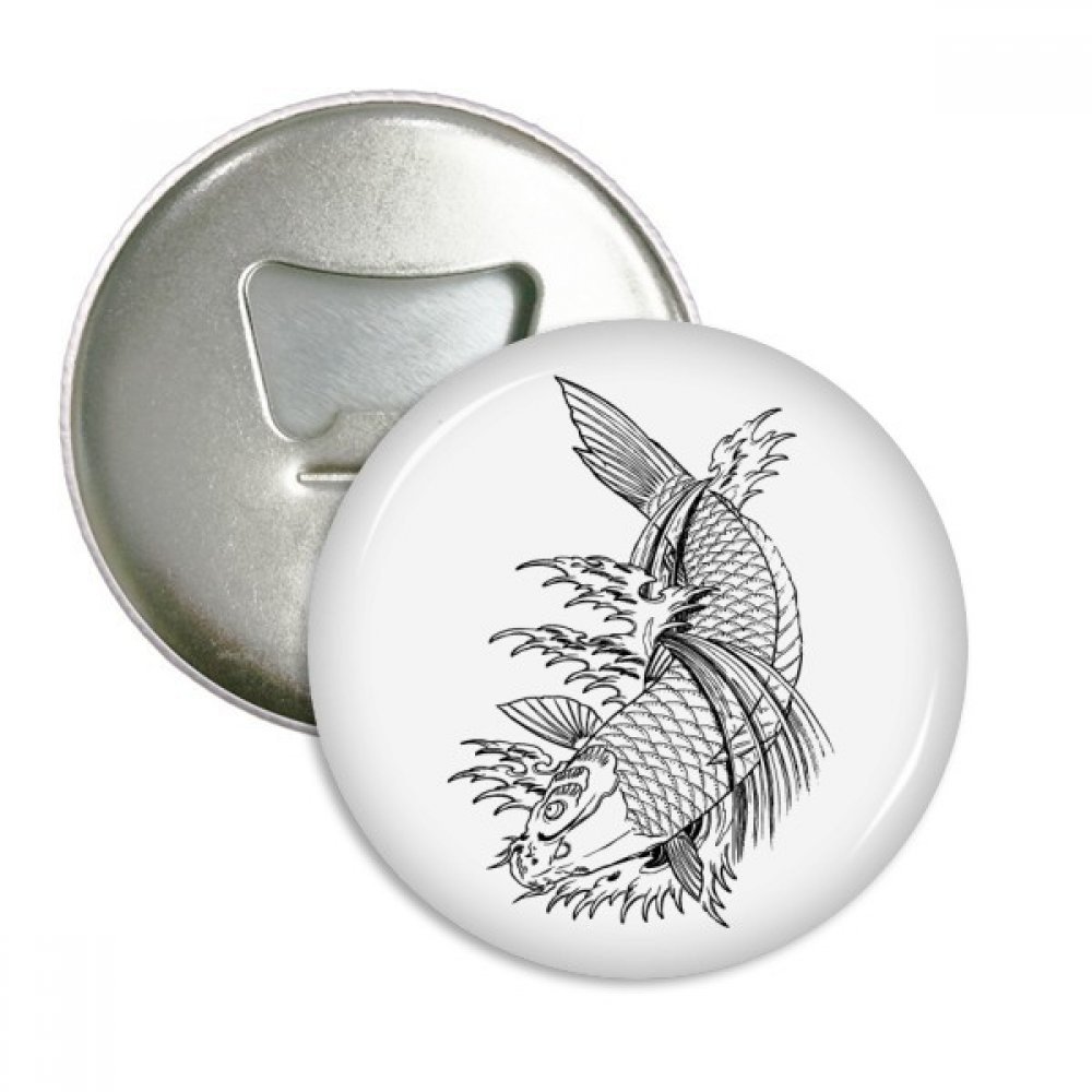 Poisson Chinois aimant décapsuleur de bouteille pour apéro convivial lot de 3