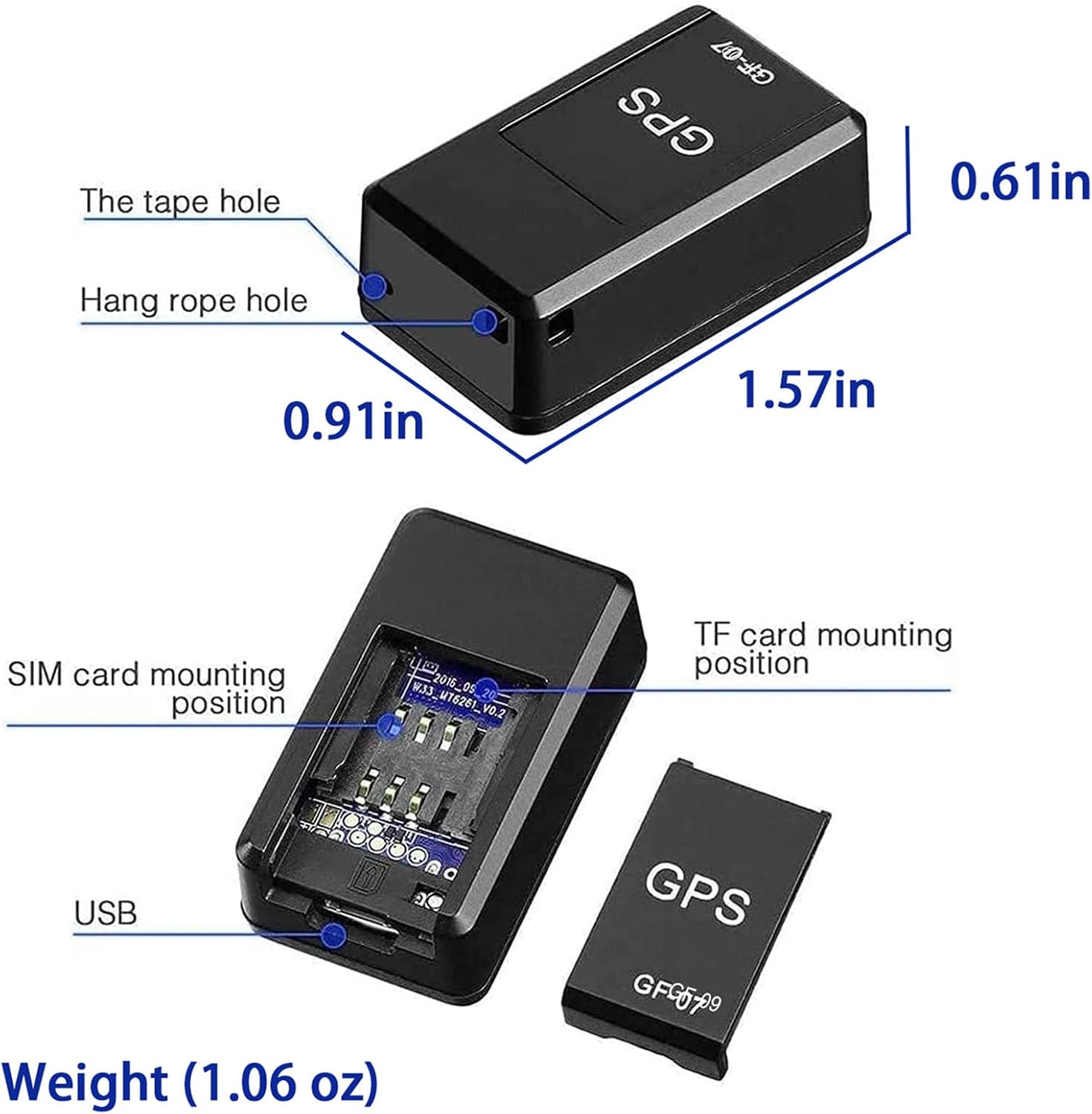 gps tracker for vehiclemagnetic mini gps tracker locator real time no subscriptionanti theft micro gps tracking device with free app for cars kids