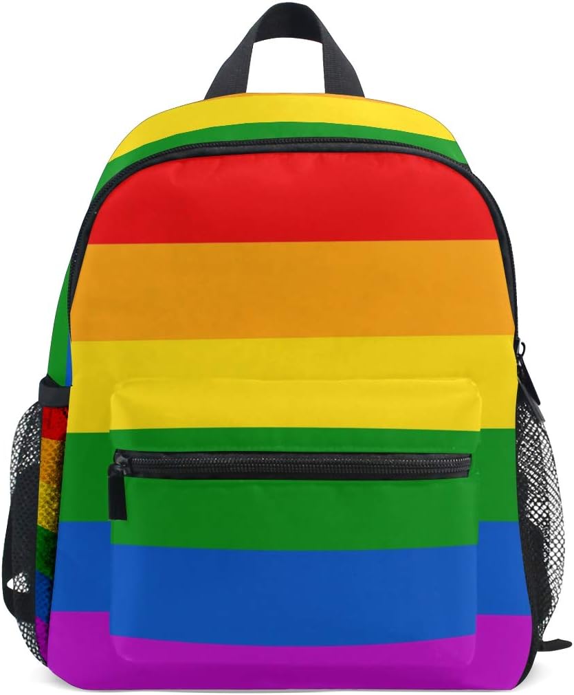 BALII Rainbow Toddler Backpack Book Bag School Rucksack for Girl Boy Children
