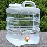 Punex ウォータータンク 水タンク ポリタンク 5L/10L/15L/20L/24L PC安全素材 大容量 貯水タンク コック付き 防災グッズ アウトドア水タンク 旅行 登山 避難 スポーツ アウトドア用水タンク 蛇口付き 蓋付き 無毒 ポータブル キャンプ ハイキング 登山 その他の屋外活動用 携帯便利