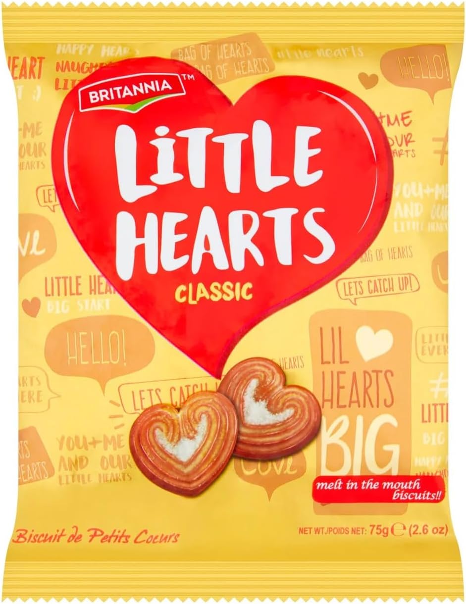 Britannia Little Hearts 75g