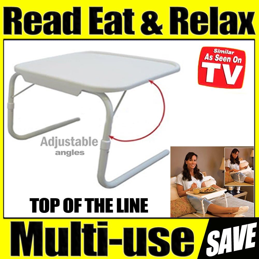 Bed Mate Portable Table Eat Sleep Computer Comfort Light Bedmate Tray Seen On TV