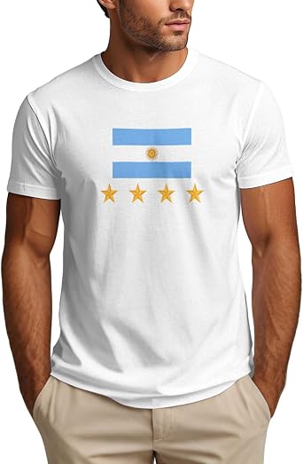Antaa Argentina 2026 4 Star Shirt Argentine Football Supporter Fan of Argentina T-Shirts