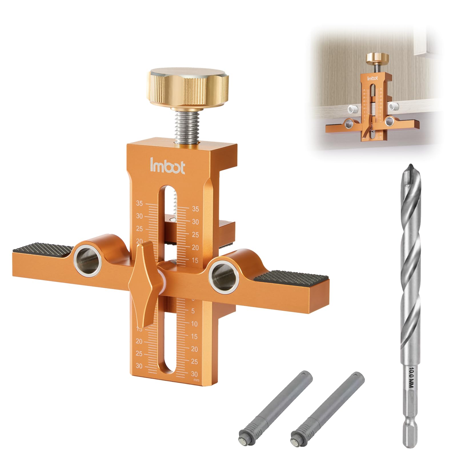 Imbot Cabinet Door Mounting Jig, Cabinet Door Installation Positioner