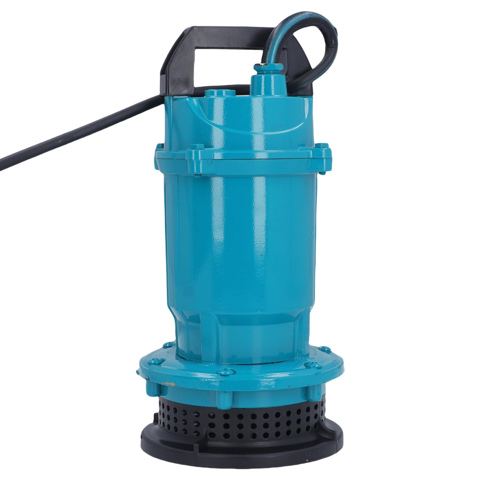 Jiawu Pompa Immersibile Portatile Resistenza della Pompa Dell'acqua Elettrica 450 W con Involucro in Alluminio a Testa 10 M Adatto per Stagni Giardino Drenante delle Inondazioni (Plug 220v)