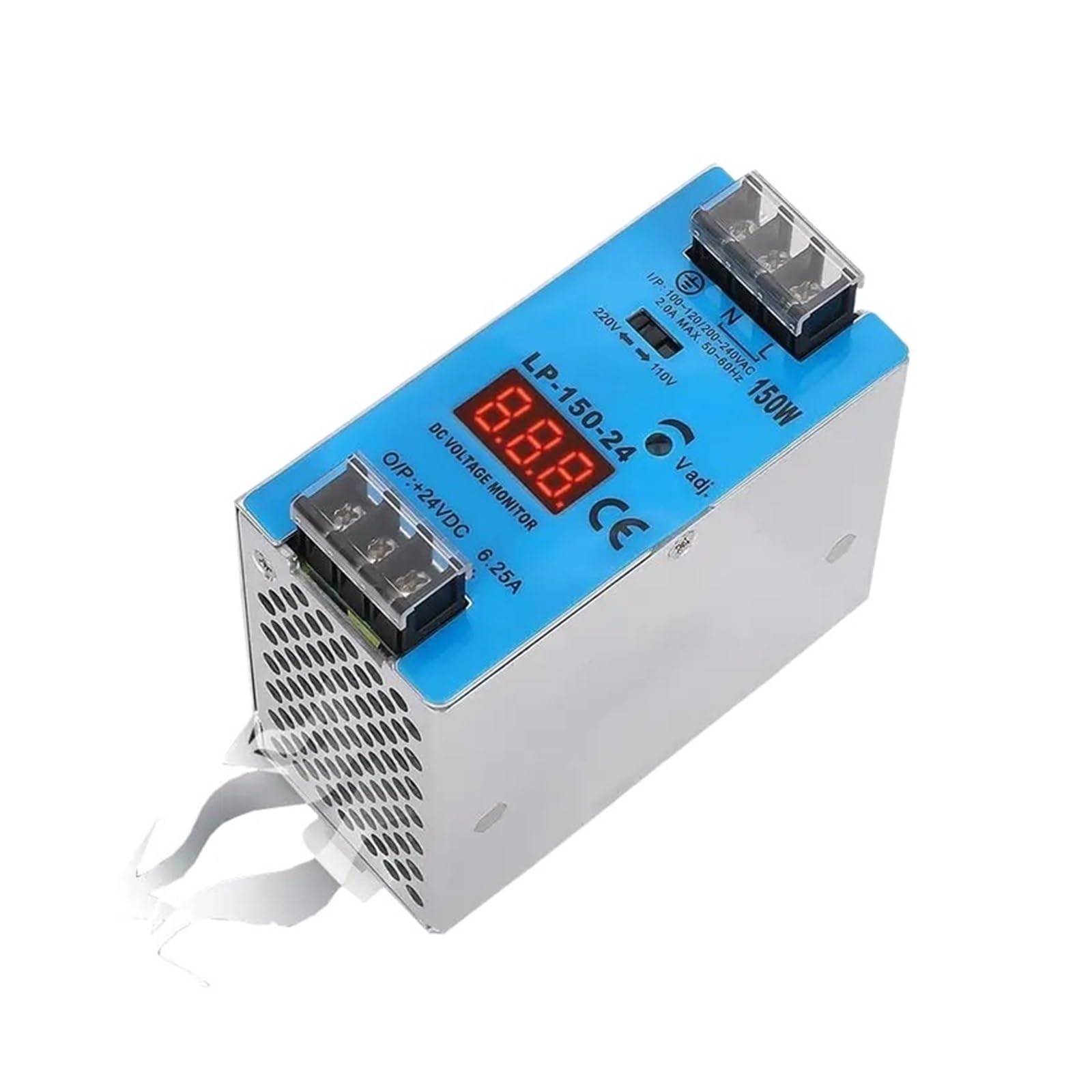 JJKKOZVQF LP 150W 12V 24V 48V 12.5A 6.25A 3.15A AC DC Digital Display Switching Power Supply Single Output(LP-150-12V 12.5A)