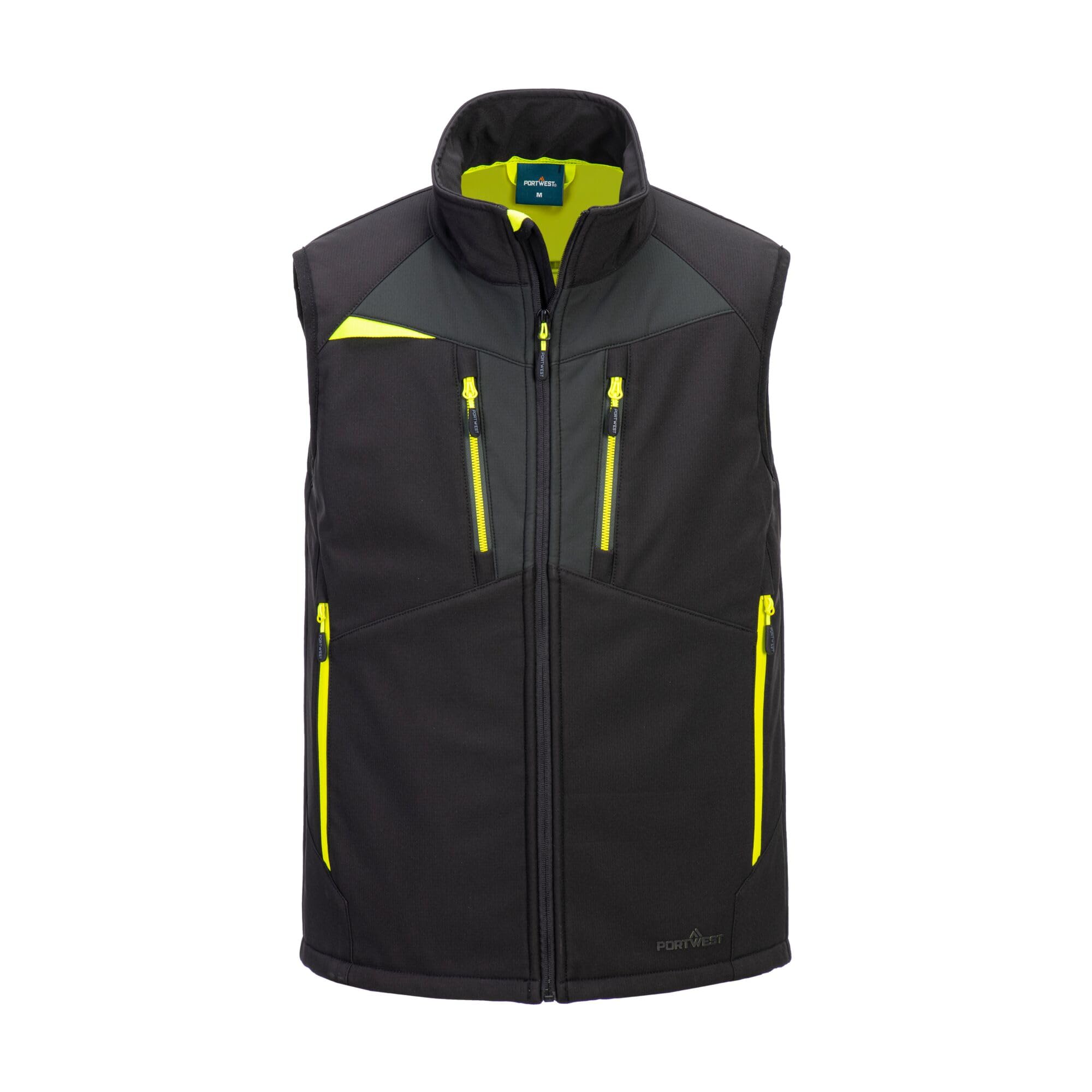 Portwest DX476 DX4 Softshell Gilet (3L) Black L Colour: Black, Chest S