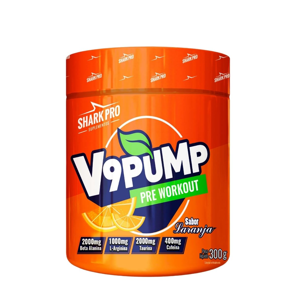 V9 Pump Shark Sabor Refrigerante de Laranja – Shark Pro
