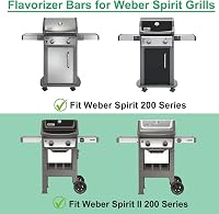 WELL GRILL Weber Spirit 210 szériához grill alkatrészek szett - égőcsövek, ízesítő rácsok, rács - For Spirit 200 Series 3