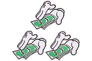 3pcs Kaws Patches for Clothes: Iron-On/Sew-On Appliques for Customizing Clothing and Accessories