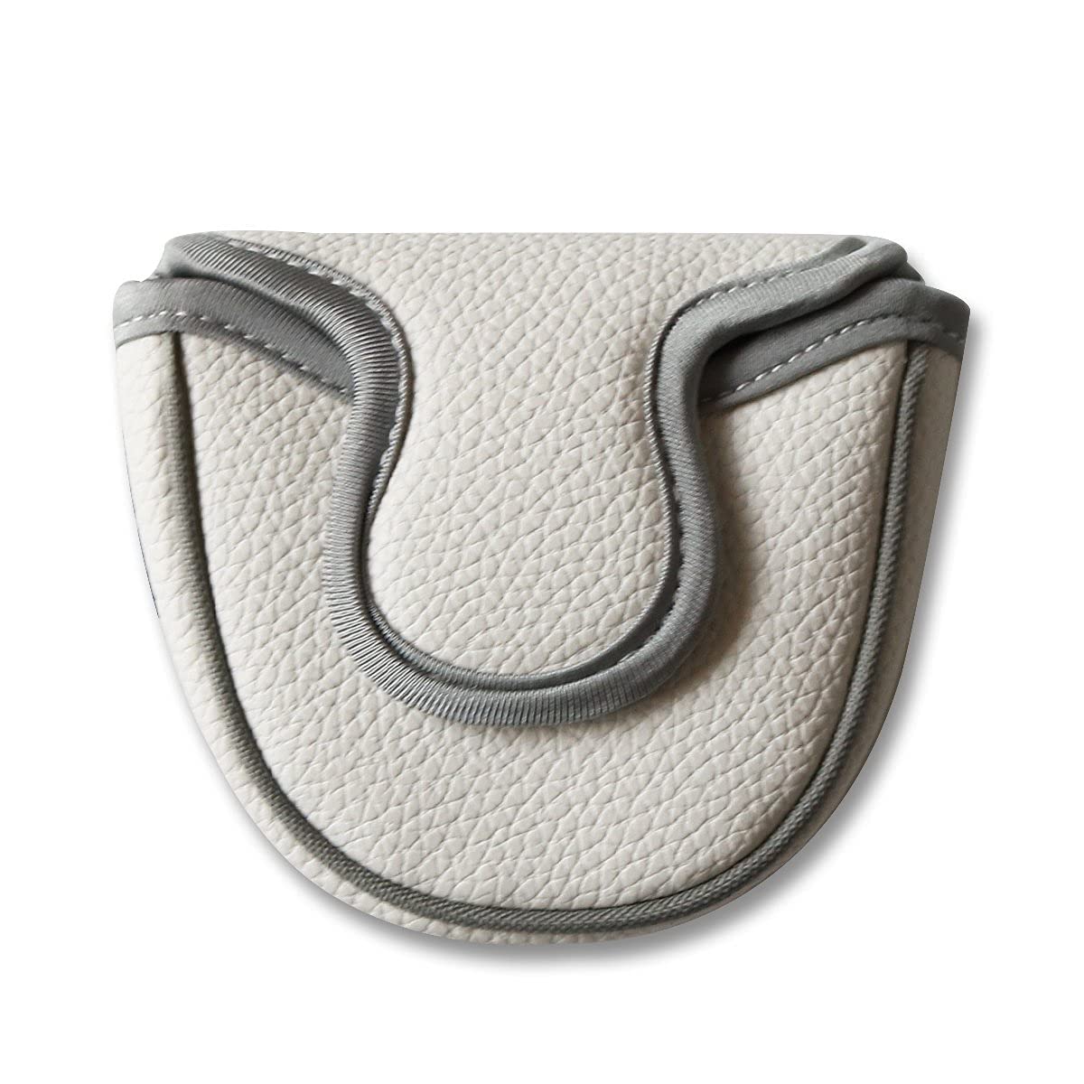 Big Teeth Golf Mallet Putter Cover Headcover Club Protector Magnetic Closure for Scotty Cameron Taylormade Odyssey 2 Ball Odessey Backstryke Center Shaft Putter Club