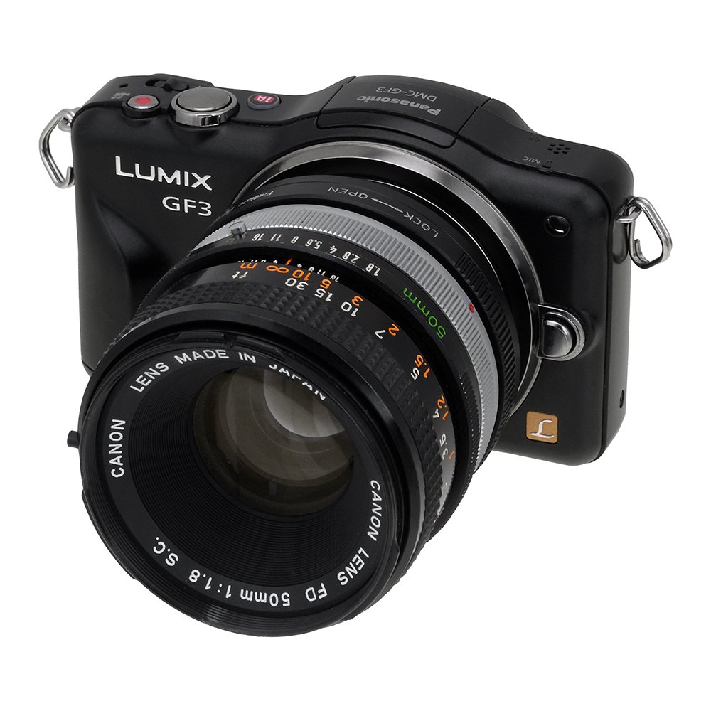 Fotodiox Gehäusekappe Für Canon FD Mount – Schwarz, Aus Schlagfestem Kunststoff, Schutz Für Kamera-Objektivanschluss