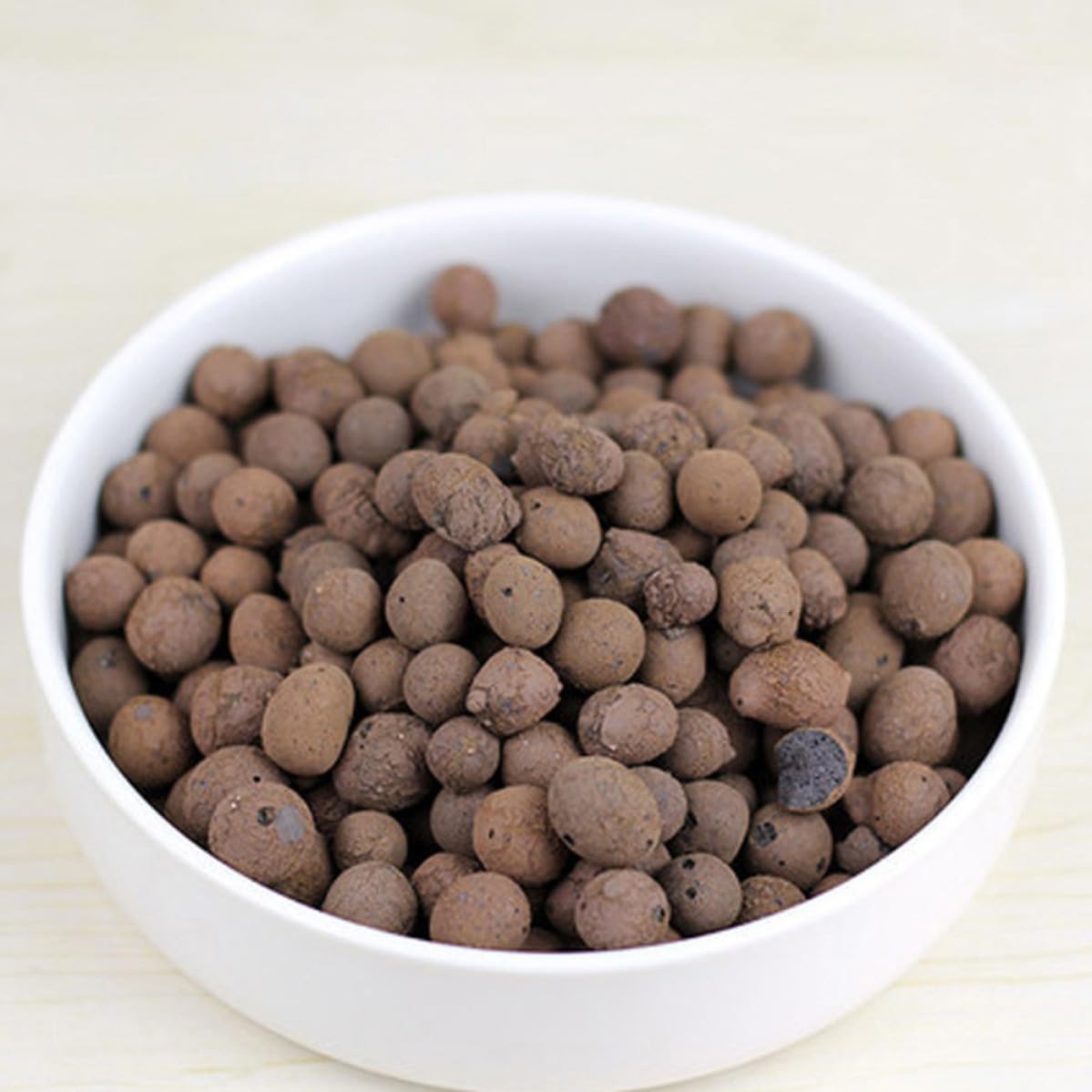 TOYANDONA Piedras de Ceramsita para Jardinería 1kg Función de Drenaje y Retención de Agua, Material de Arcilla y Esquisto para Macetas de Flores y Cultivo sin Suelo