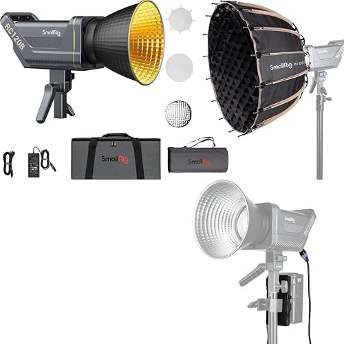 Paquete Luz de video SmallRig RC 120B 120W Bi-Color Cob