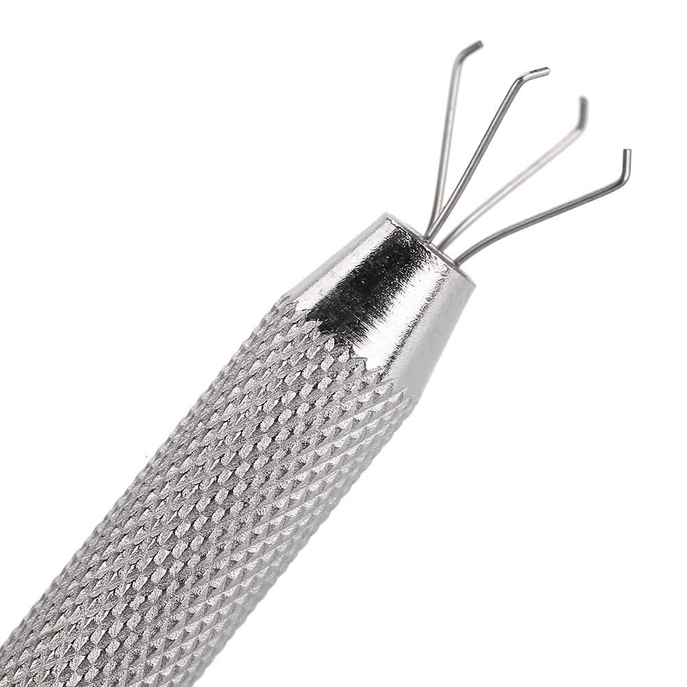 2 Pinzette A 4 Rebe Per Gioielli - Strumento Precisione Per Pietre, Perline E Lavorazione Oreficeria - Foto 6