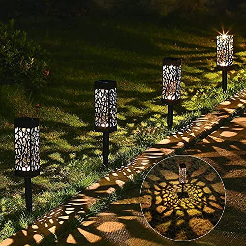 MAGGIFT Solar Pathway & Garden Lights 12 Pack, LED - Automatic Decorative Landscape Lighting for Patio and Yard