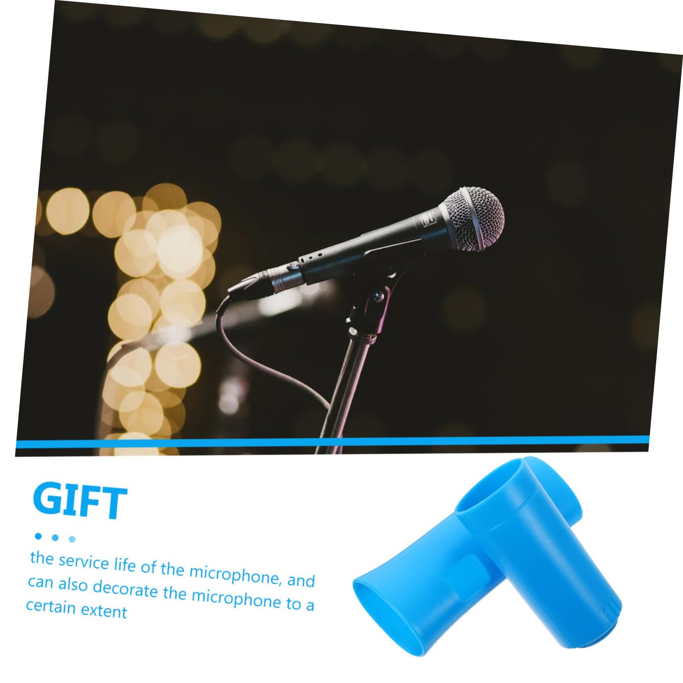 Alasum 5sets Cover Protettiva Silicone Per Microfono Manicotto Antiscivolo Per Microfono Accessorio Per Bar Palchi e Ktv