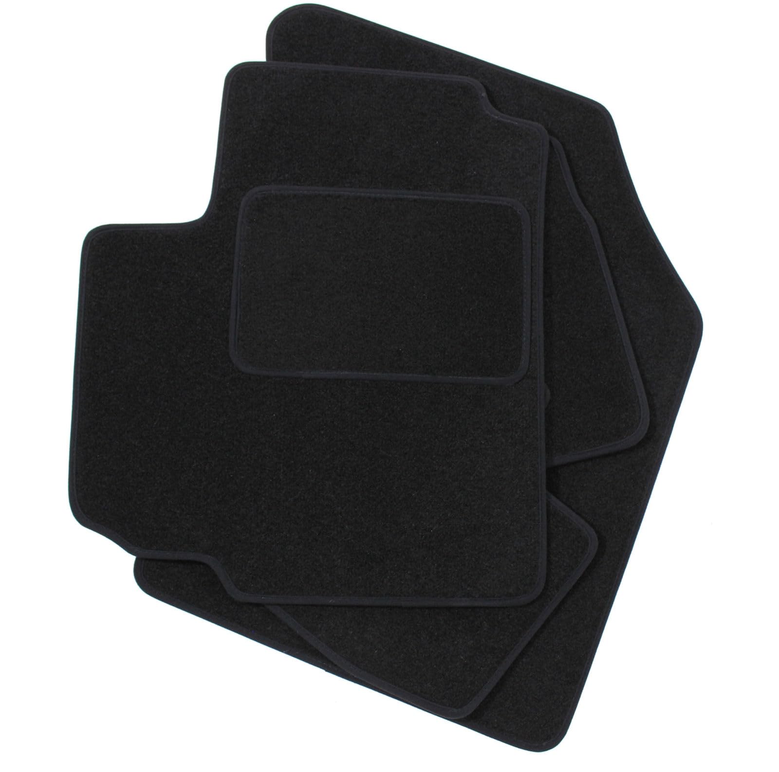 J&J AUTOMOTIVE | Alfombrillas de Terciopelo para Coche aptas para Swift 2005 – 2010, Ajuste Exacto, Antideslizante Redondo y Reforzado en la Zona del Pedal