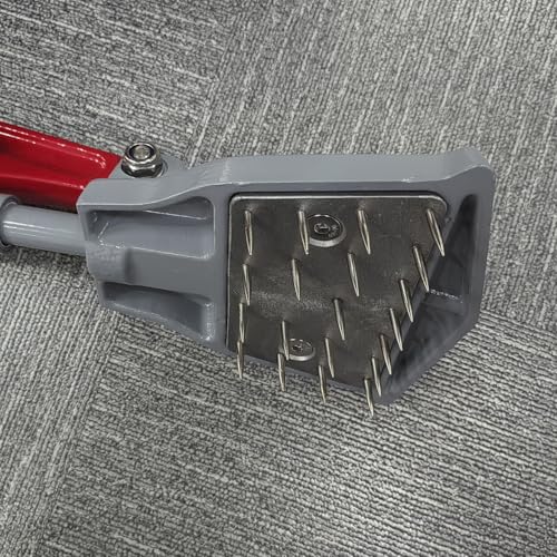 Cet Outil de Tension de Moquette à genouillère, avec poignée antidérapante, est idéal pour la Pose de Moquette et Comprend Un kit de Coupe pour Une Utilisation Domestique.
