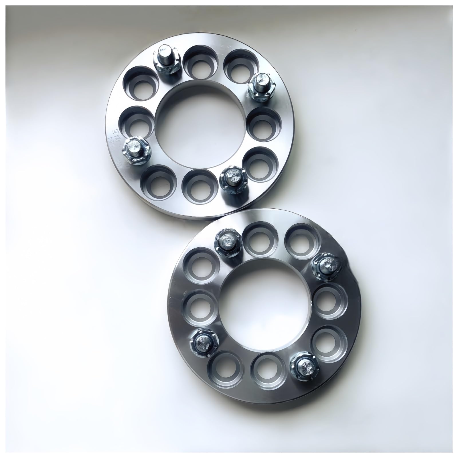 2 adattatori per ruote convertibili da 15 mm PCD 4x100/4x114,3 a 4x108 CB perni con alette 71 M12x1,5