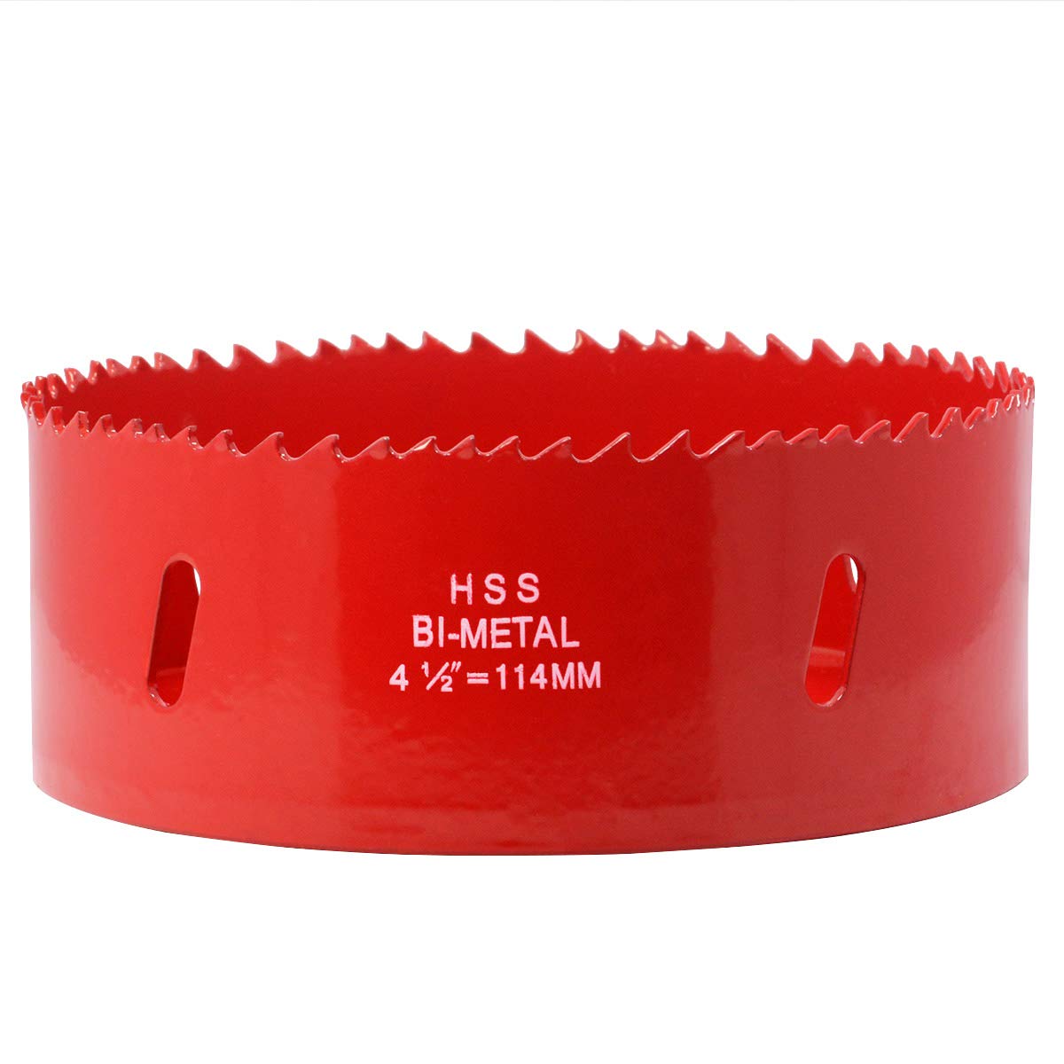 Koopi Otwornica 4,5" z trzpieniem o dużej wytrzymałości, głębokość 38 mm, bimetal 114 mm do łatwego wiercenia drewna, plastiku, sklejki, płyt gipsowo-kartonowych, cienkiego metalu (114 mm)