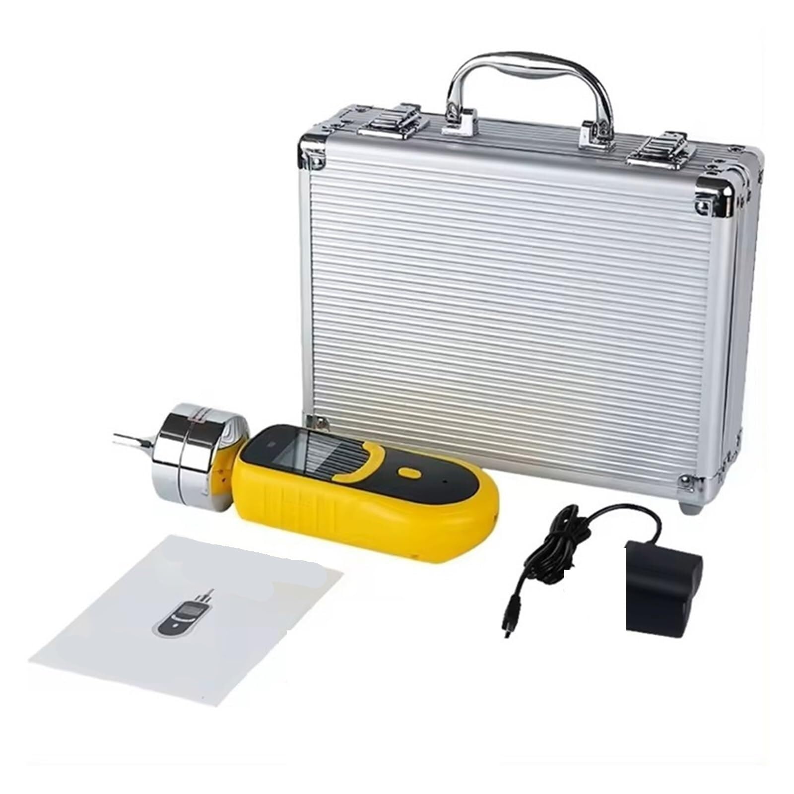 Détecteur de gaz, Détecteur De Gaz CO2/H2S/O2/CH4, Compteur Qualité L'air, Moniteur, Analyseur Fuite, Portable, pour la Maison