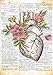 Produktbild Anatomical Heart with Flowers Dictionary Artwork Notebook: 7 x 10 Inch College Ruled Notebook/Journal