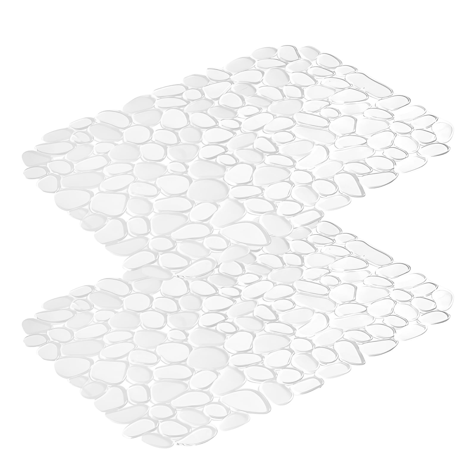 Sink Protector Mat, 2 Pcs Kitchen Sink Protector Mat, 40x30cm Clear PVC Sinks Protectors Kitchen Sinks Mats Non-Slip Sinkss Protectors Dish Drying Mats for Ceramic Stainless Steel