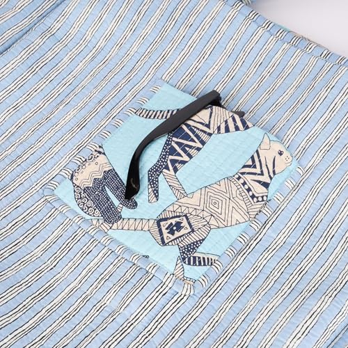 Bolso Tote Reversible Bless International Quilted miniatura 7