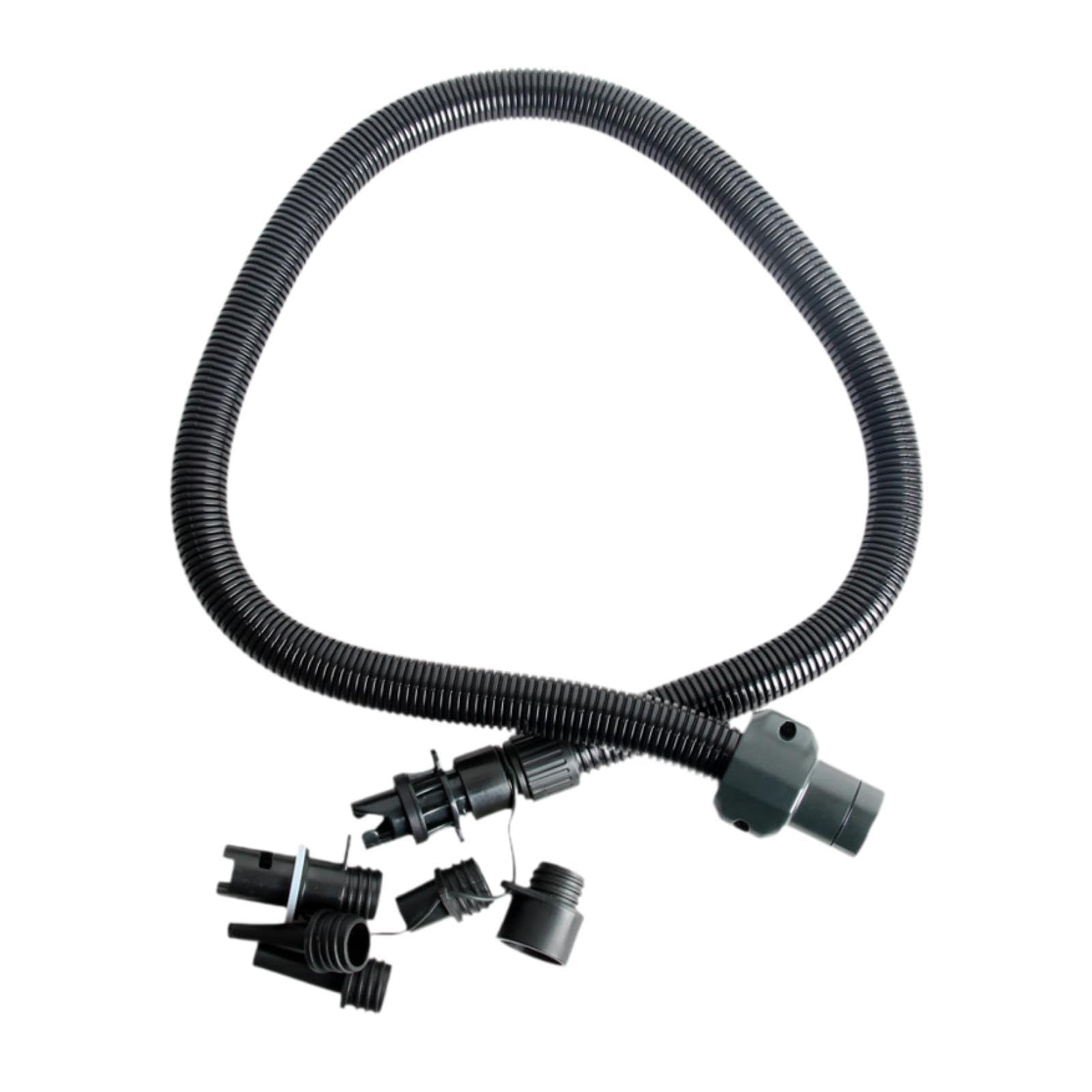 Perfk Kit Adaptateur Tuyau Pompe à Air Pour Paddle - EVA, 1m, Compatible SUP Kayak Tente, Avec 6 Ou 7 Buses