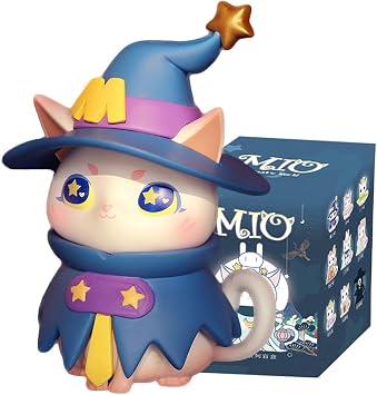 MIO Fantastic World Cat Series Blind Box Action Figures Mystery Box Cute Random Toys Birthday Gift Christmas Collectible Toy for Desktop Ornaments, 1PC