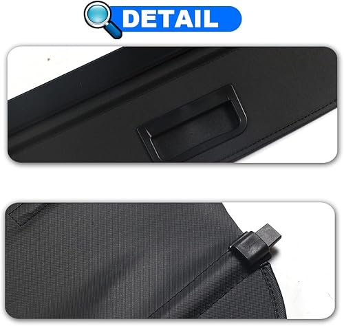 Miniatura 10 de Cubierta de carga para Kia Sportage 2011 2012 2013 2014 2015 2016 Accesorios trasero negro tronco sombra equipaje cubierta de seguridad