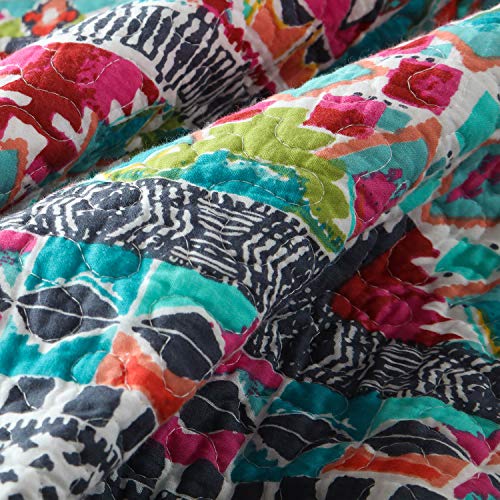 Newlake Cotton Bedspread Quilt Sets-Reversible Patchwork Coverlet Set,Boundless Universe Pattern,Queen Size #TOP5