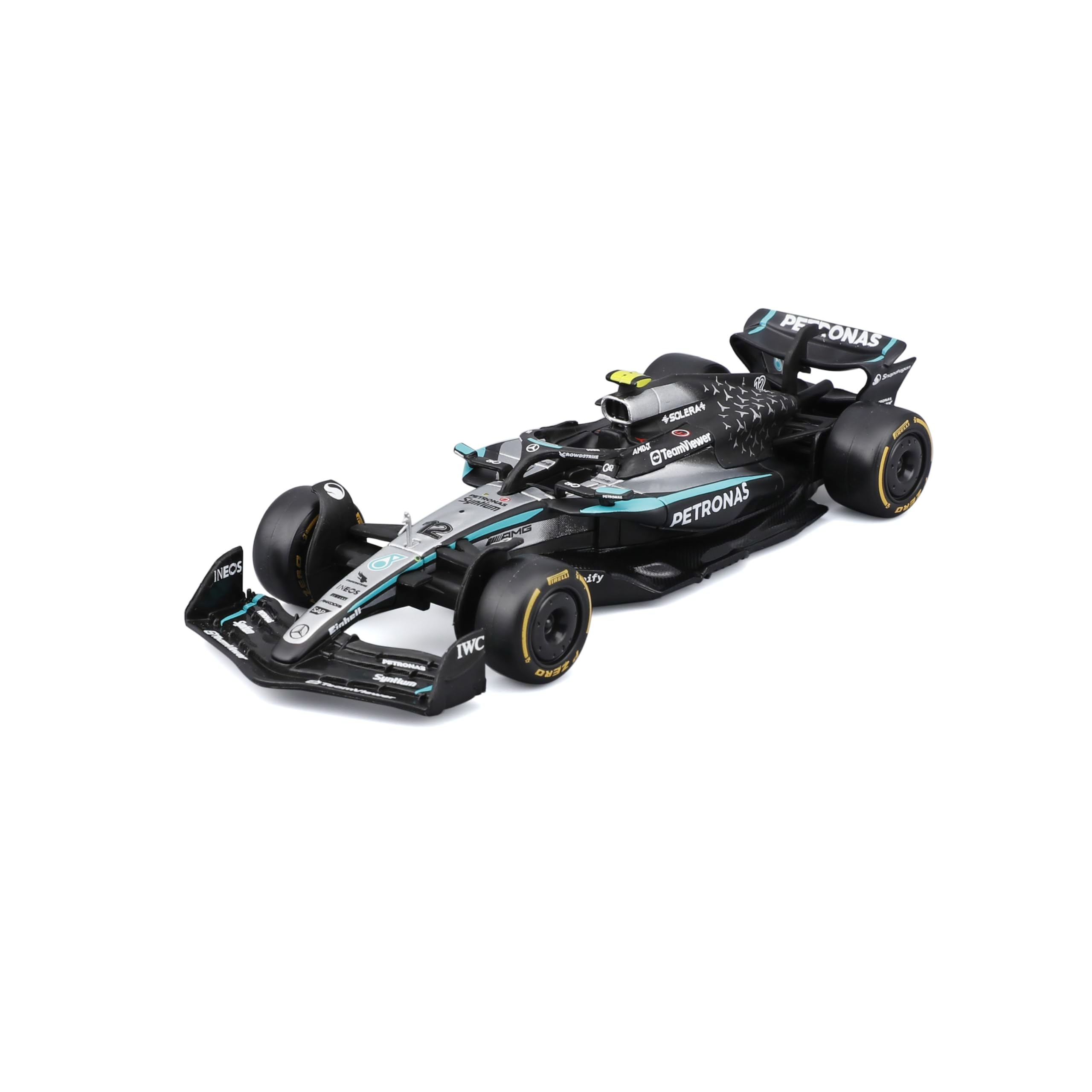Amazon.com: Xiangtat 1:43 Model Car for 2025 Race AMG F1 W16 12