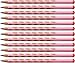 Produktbild STABILO - Ergonomischer Dreikant-Bleistift für Rechtshänder - EASYgraph in pastellpink - 12er Pack - Härtegrad HB