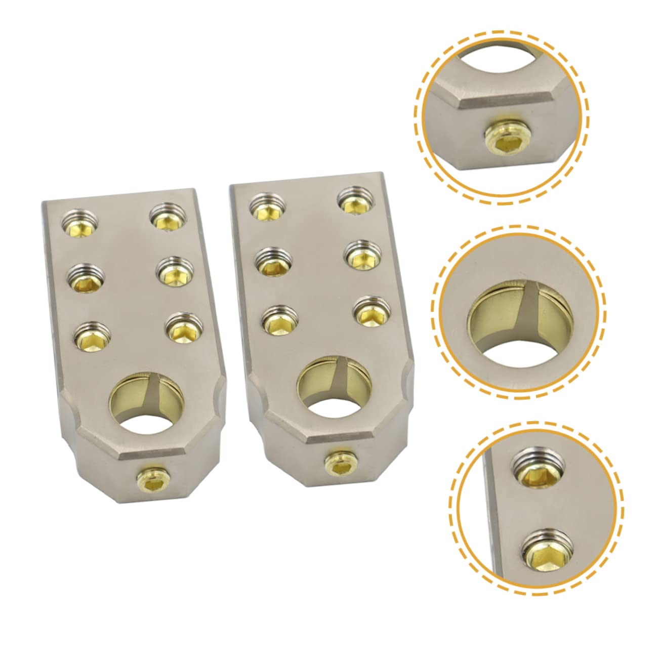 Connecteur pour Batterie de Voiture 2/0 Awg en Alliage de Zinc