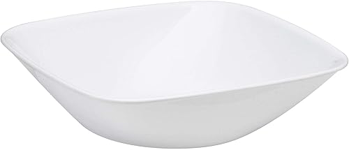 Corelle Tazón de postre blanco puro de 10 onzas, paquete de 6