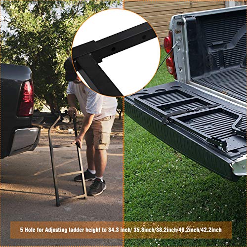 Chelhead CHELHEAD-TAL-01 Truck Tailgate Ladder Foldable Compatible thumb #2