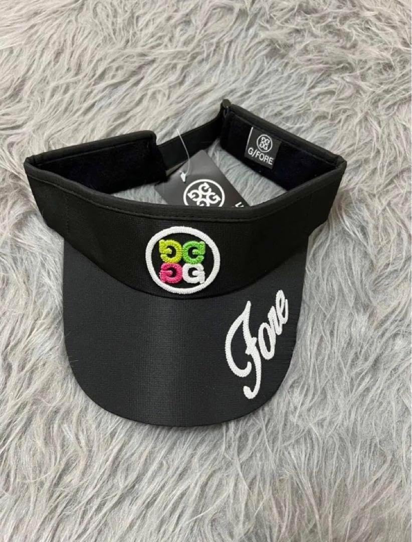 ジーフォア G/FORE ゴルフ キャップ 帽子　サンバイザー 男女兼用 ジーフォア ゴルフ バイザーG/FORE GOLF 帽子 ユニセックス ブラック